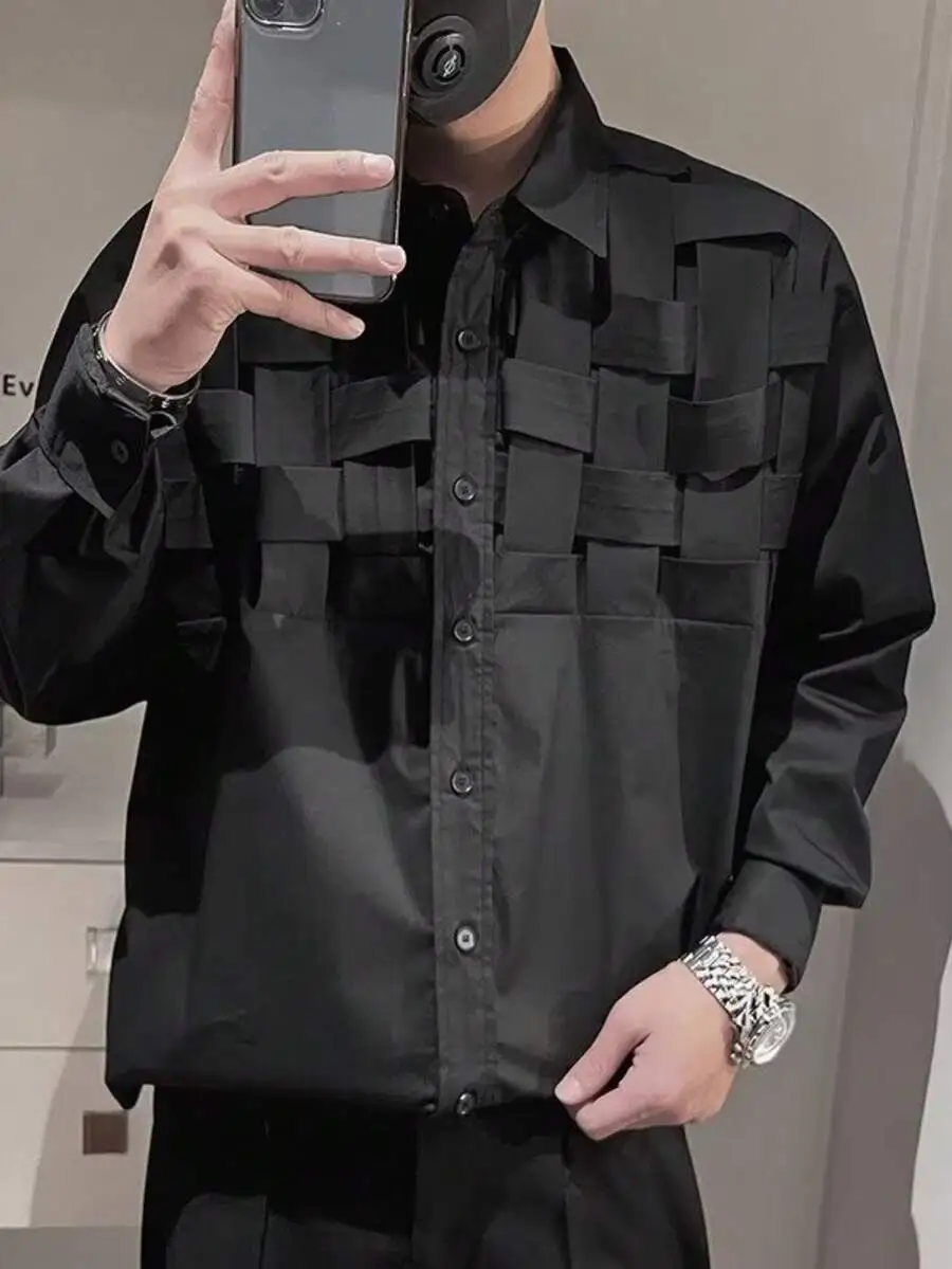 長袖 シャツ ストリート ハンサム シャツ