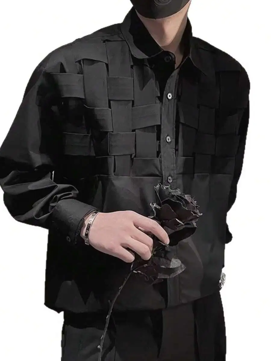 長袖 シャツ ストリート ハンサム シャツ