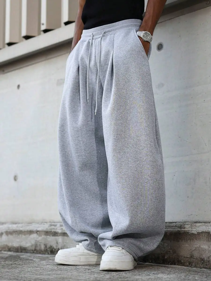 メンズ 無地 カジュアル スウェットパンツ