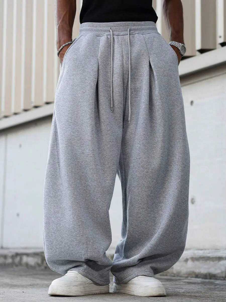 メンズ 無地 カジュアル スウェットパンツ