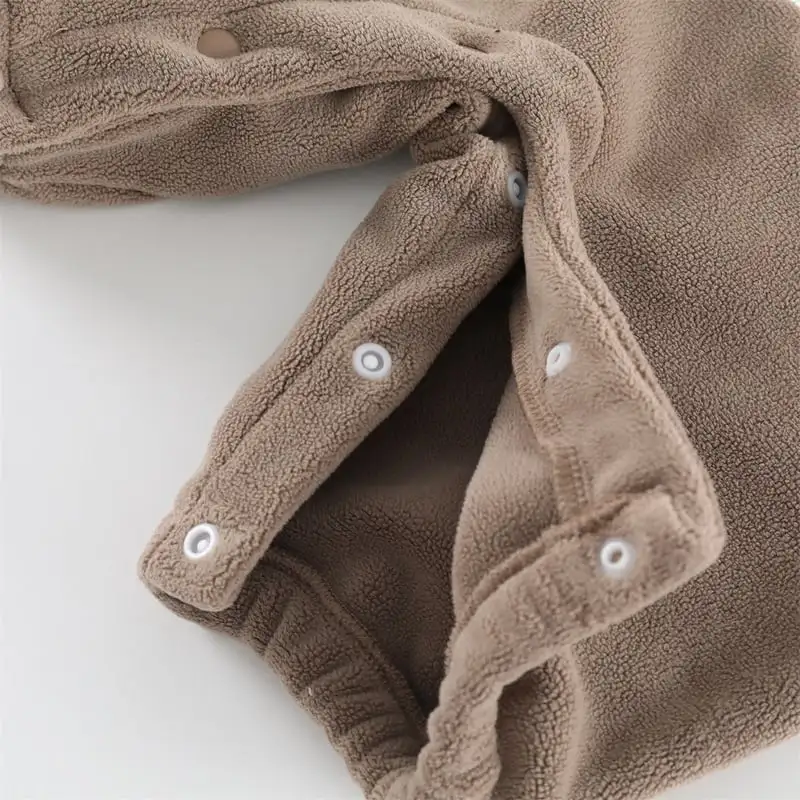 【66-100cm】暖かいビッグベアサロペット＆Ｔシャツ