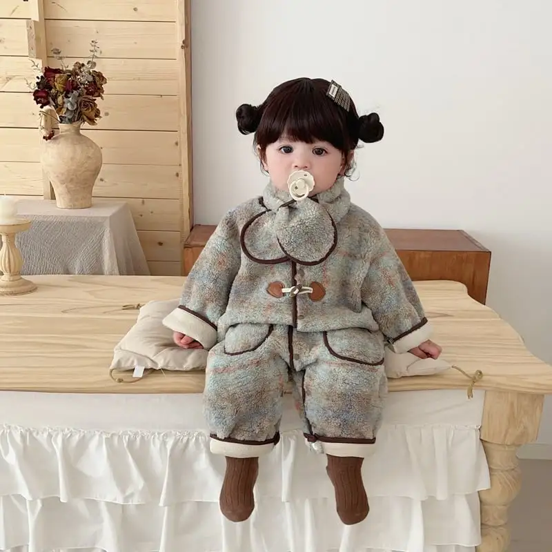 【66-100cm】暖かい防寒オールインワン＆マフラー