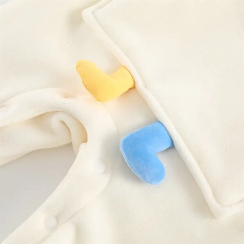 【66-100cm】スマイルポケット付きロンパース