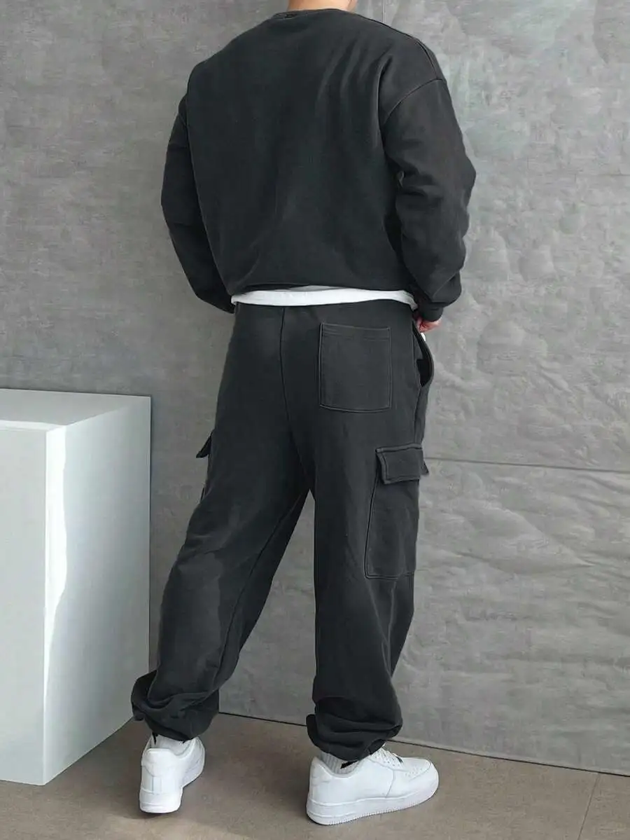 セットアップ カジュアル 厚手 プルオーバー パンツセット