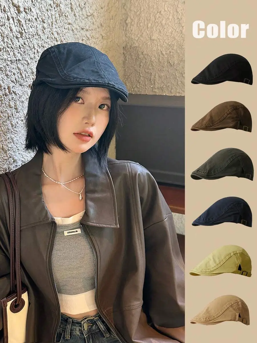 ユニセックス レトロ レディース ストリートカジュアル ベレー帽