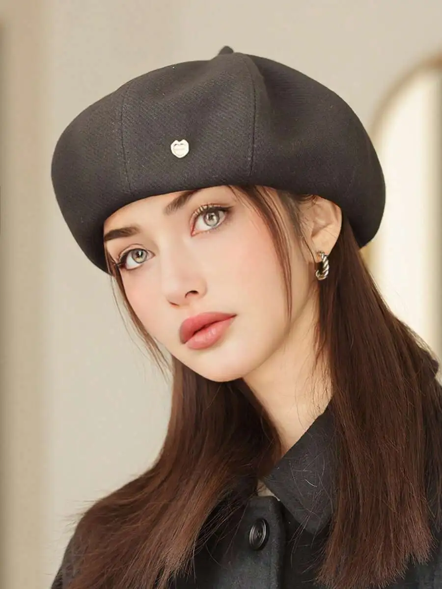 無地 ベレー帽 カジュアル 軽量 快適