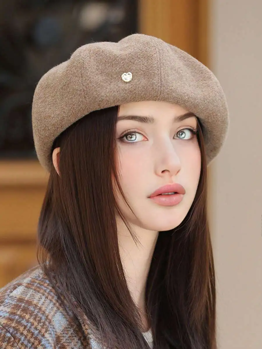 無地 ベレー帽 カジュアル 軽量 快適