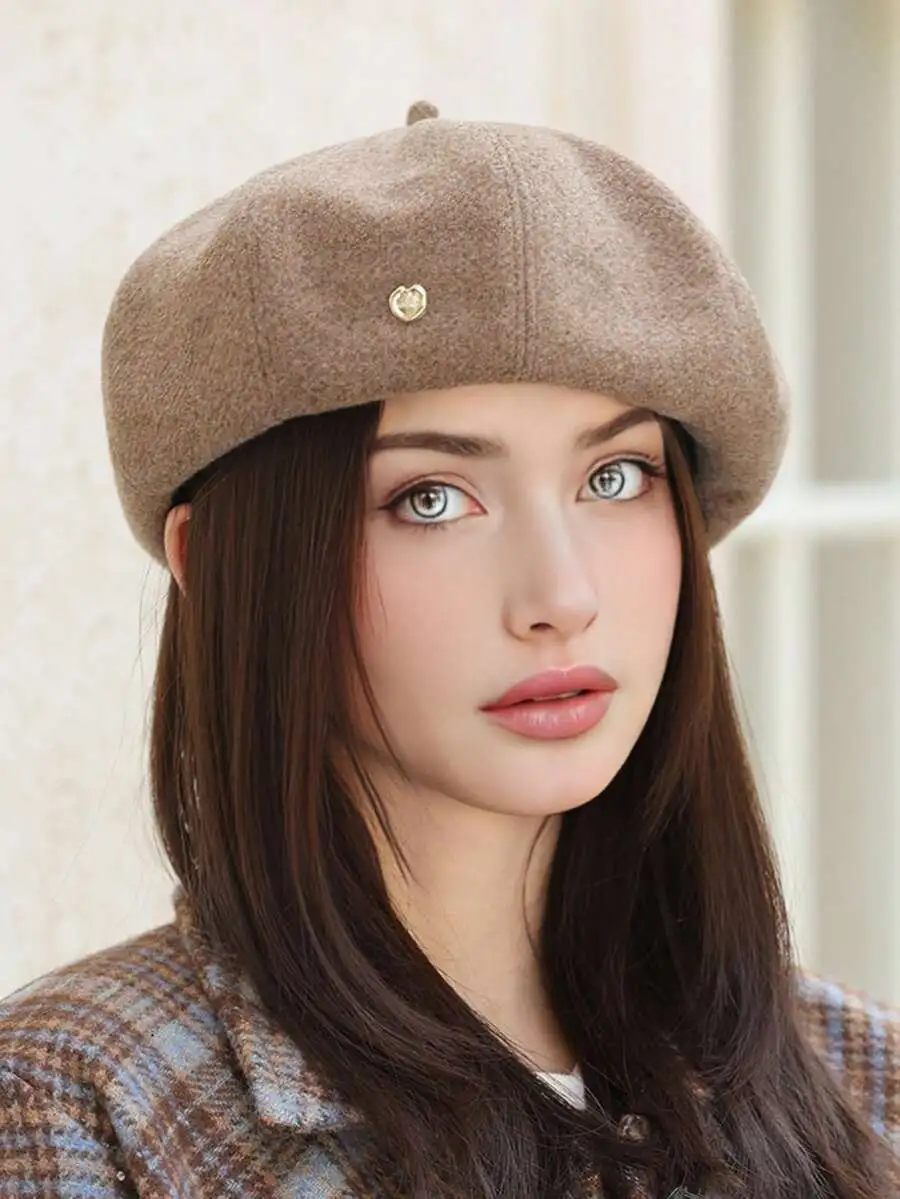 無地 ベレー帽 カジュアル 軽量 快適