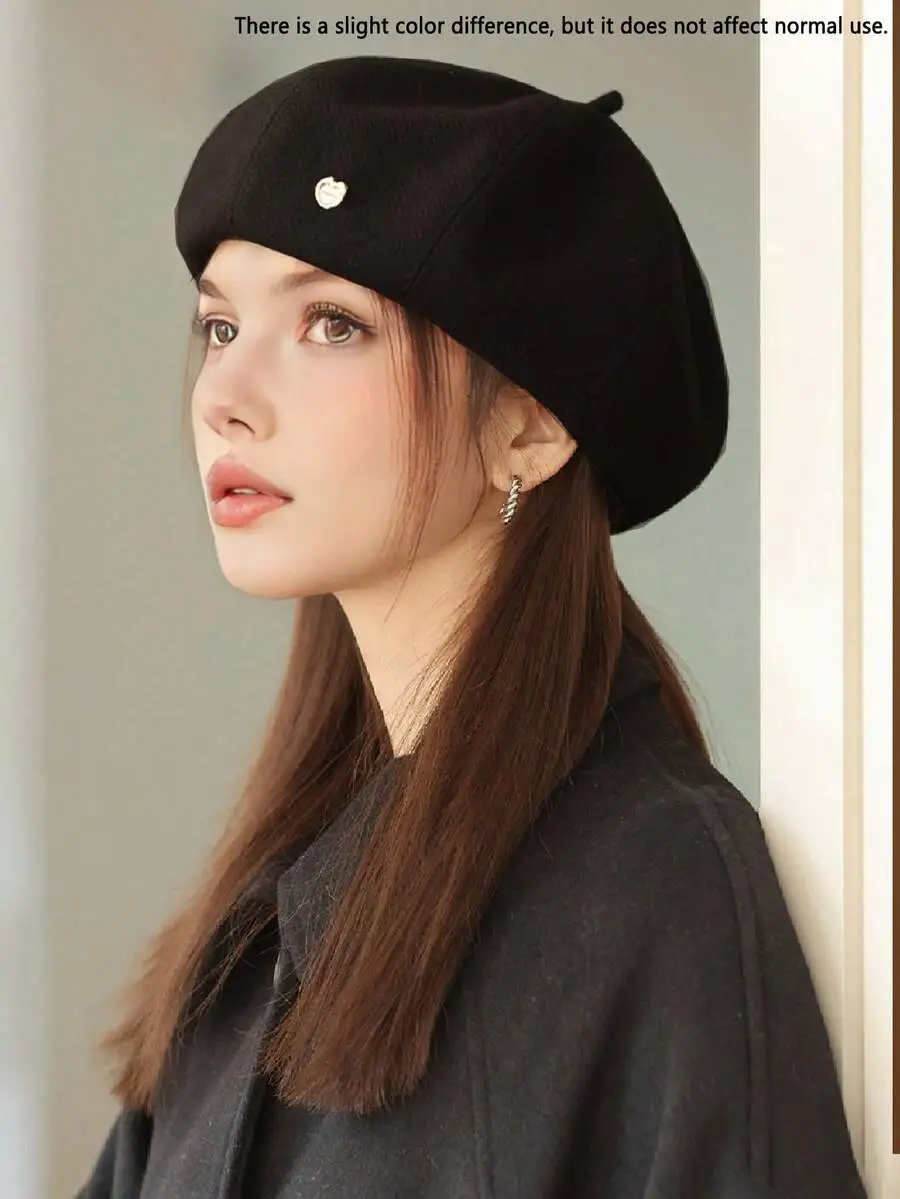 無地 ベレー帽 カジュアル 軽量 快適