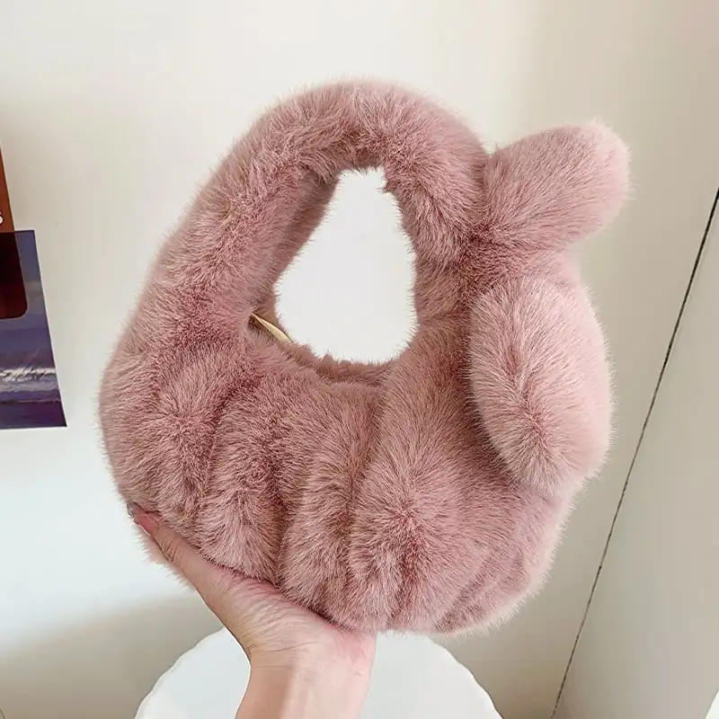 バッグ 5色展開 無地 可愛い ピンク ライトベージュ ブラック グレー グリーン