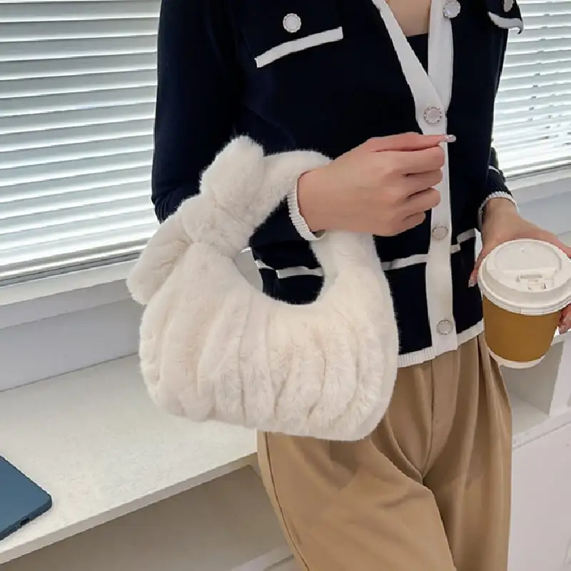 バッグ 5色展開 無地 可愛い ピンク ライトベージュ ブラック グレー グリーン