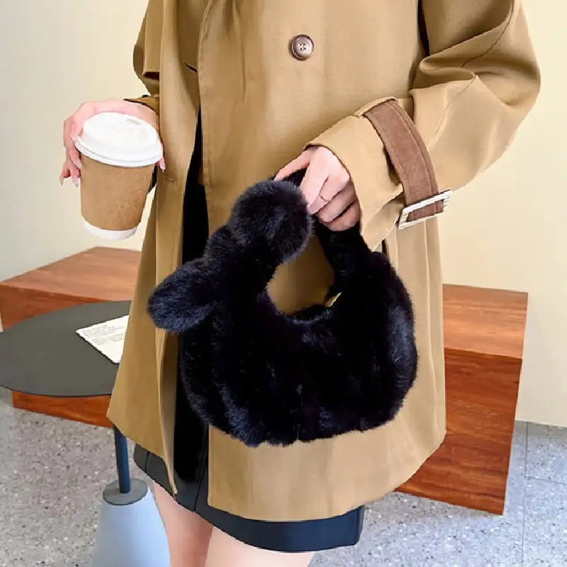 バッグ 5色展開 無地 可愛い ピンク ライトベージュ ブラック グレー グリーン