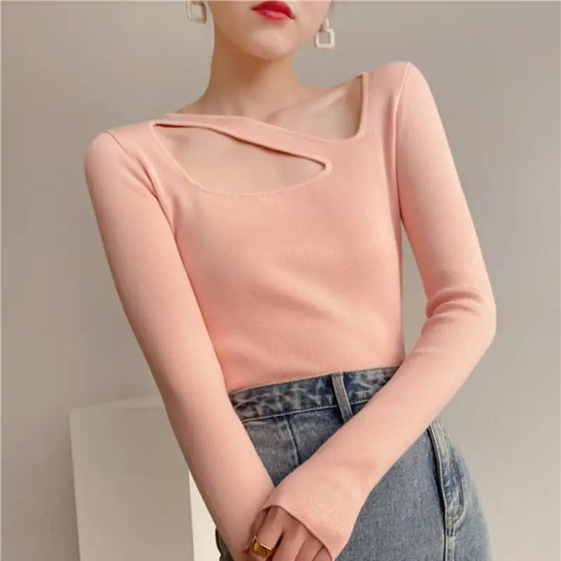 トップス カットソー · セーター 着心地いい セクシー 綺麗め 目を奪われる