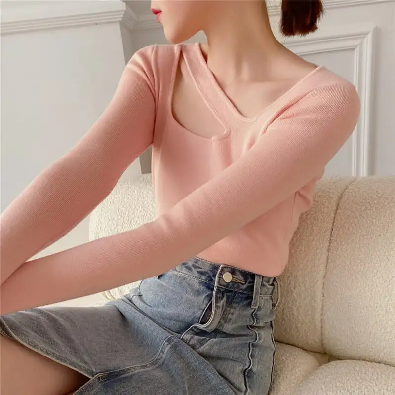 トップス カットソー · セーター 着心地いい セクシー 綺麗め 目を奪われる