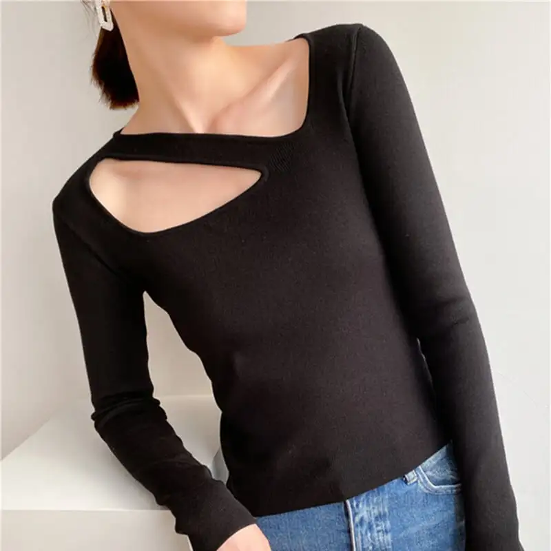 トップス カットソー · セーター 着心地いい セクシー 綺麗め 目を奪われる