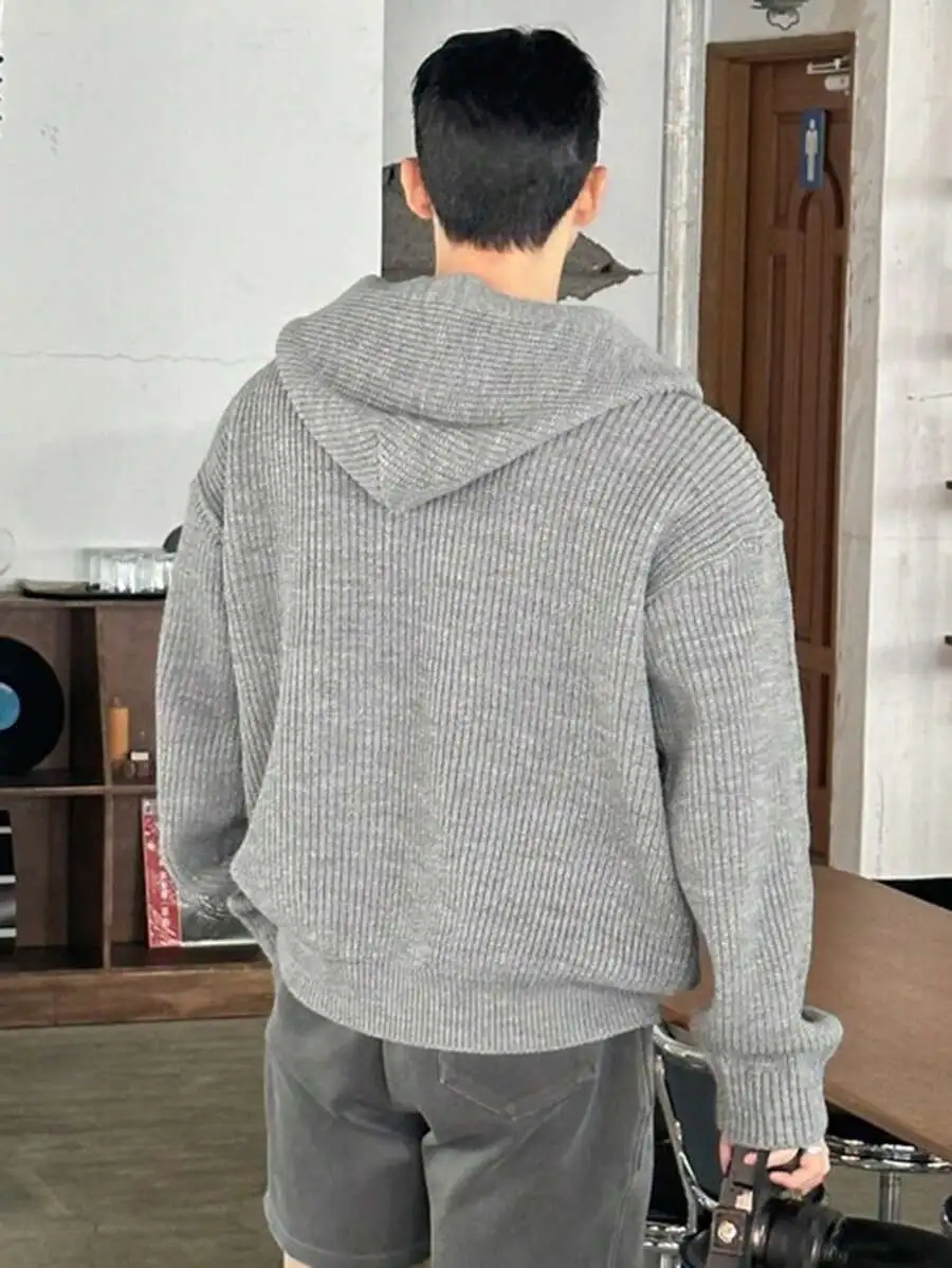 メンズ グレー カジュアル セーター
