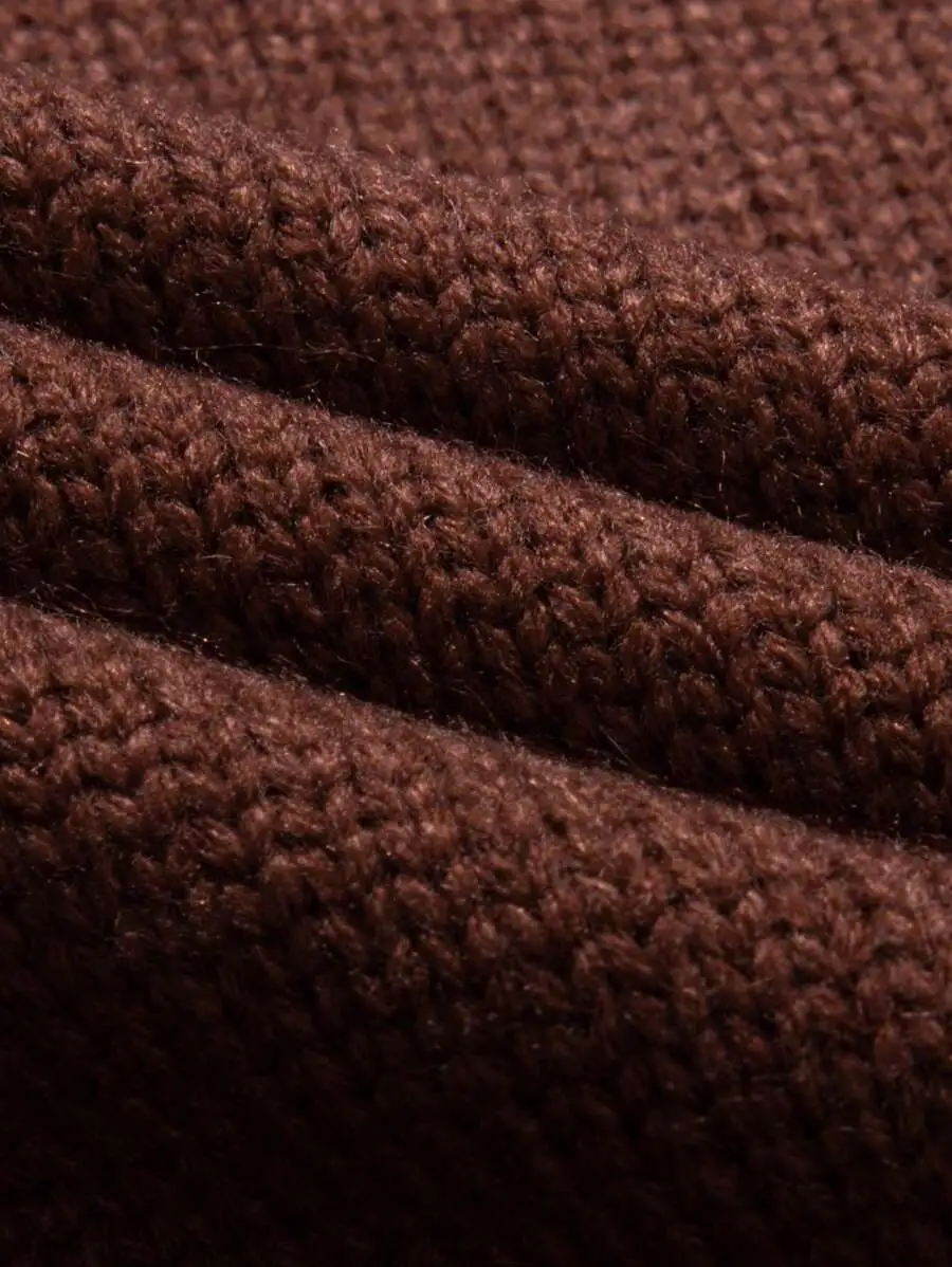 ユニセックス ストリート ロングスリーブ クルーネック プルオーバー セーター