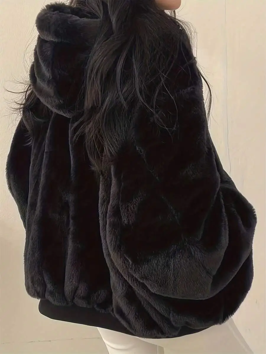 フード付きコート 両面ポケット リバーシブル カジュアル ストリート ショートジャケット