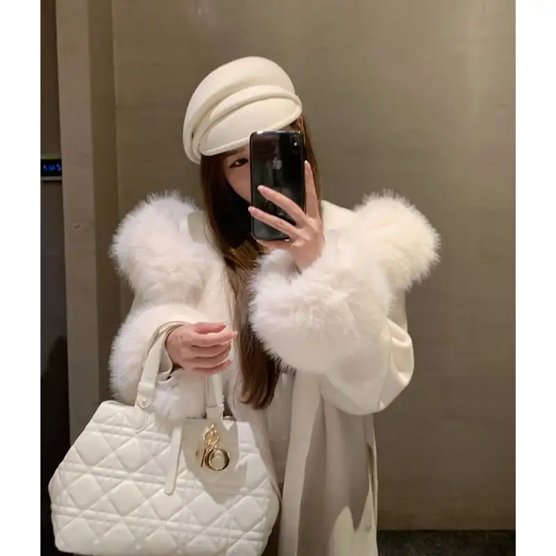 アウター フード付きコート モード トレンド ライトベージュ ブラック