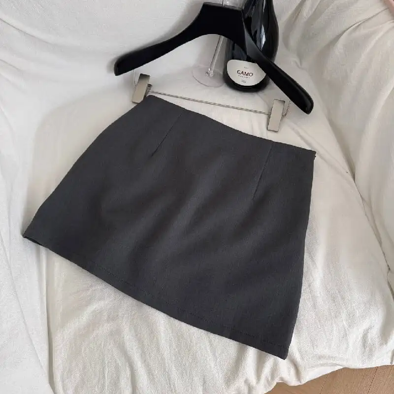 2点セットアップ ケープ風トップス+スカート お姫様風スタイル グレー