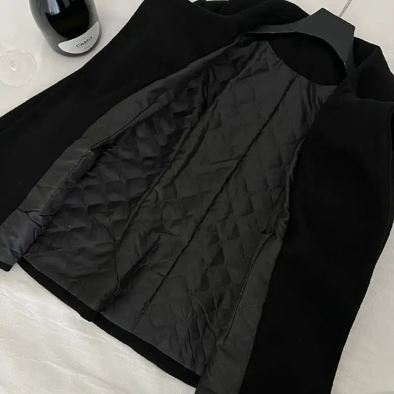 大人可愛い お姫様風 セットアップ ダブルブレスト ジャケット＋スカート ブラック