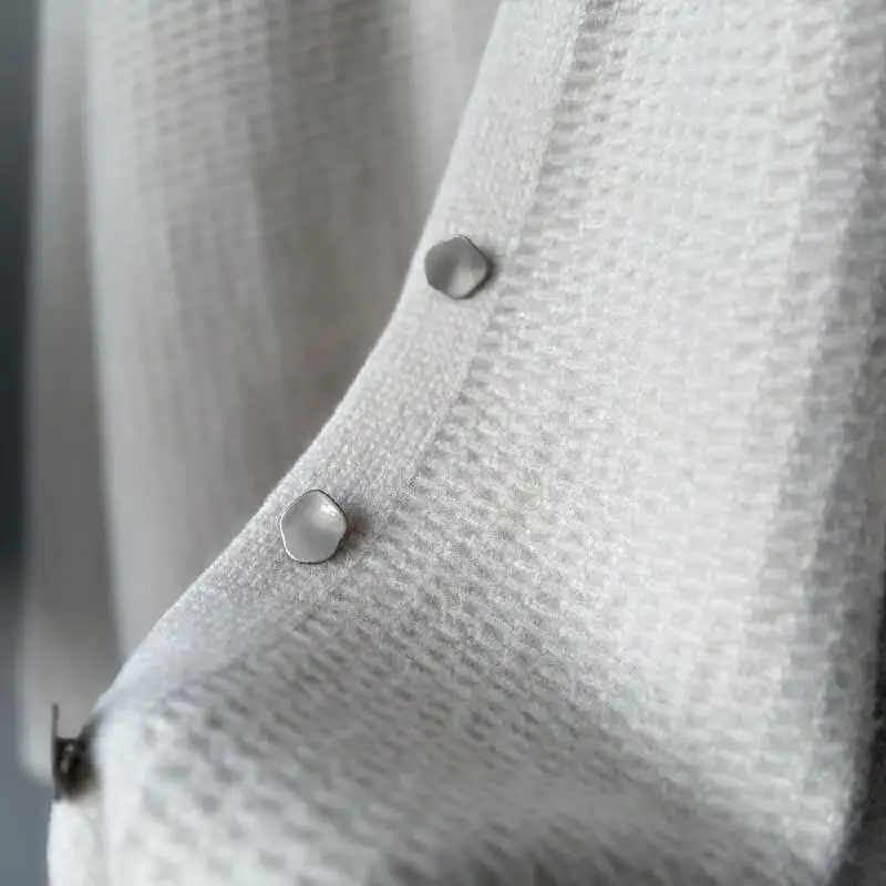 3colors ニット カーディガンセット タンクトップ付き シングルブレスト