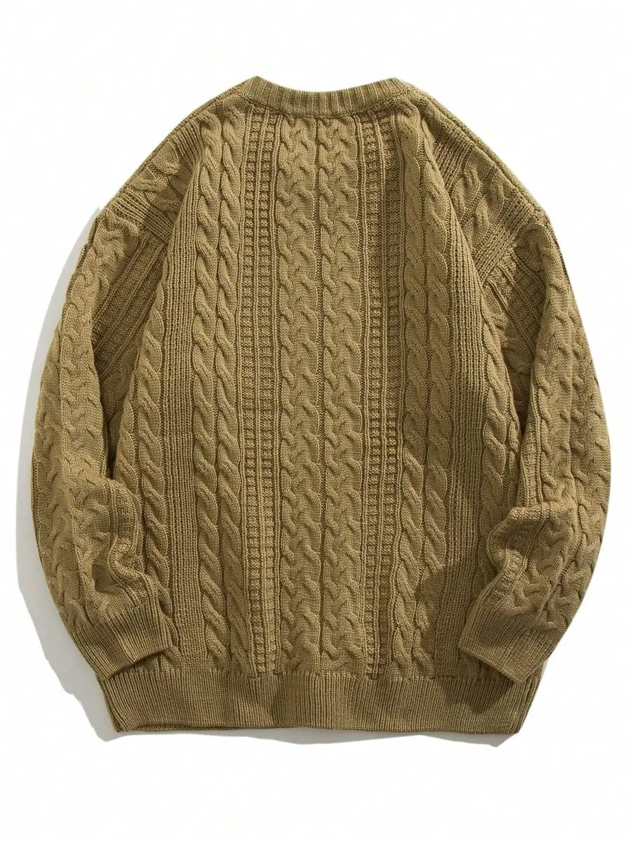 オーバーサイズ ドロップショルダー ルーズフィット カジュアルセーター