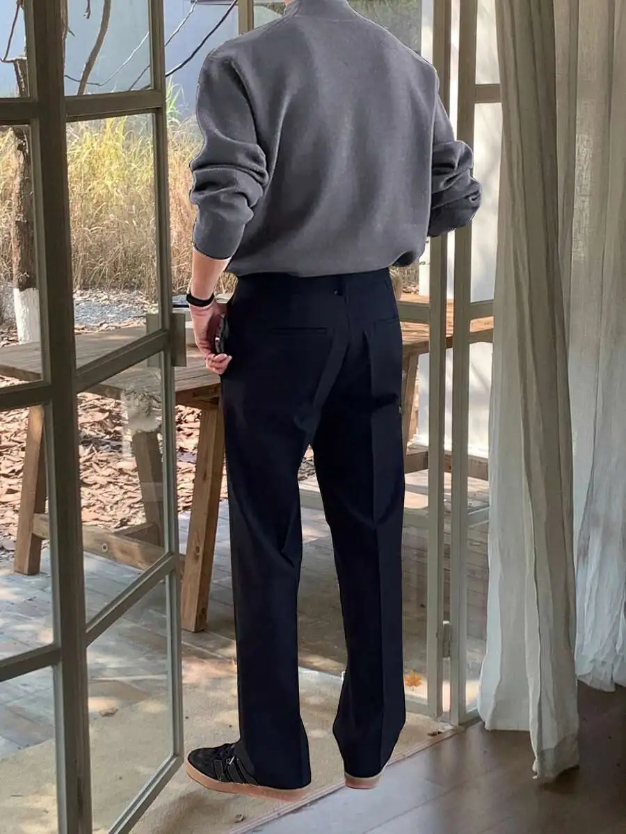 無地 カジュアル 多用途 長袖 プルオーバー セーター