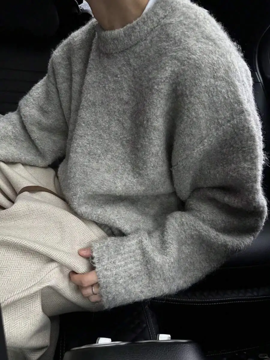 オーバーサイズ リラックス ルーズフィット ニットセーター