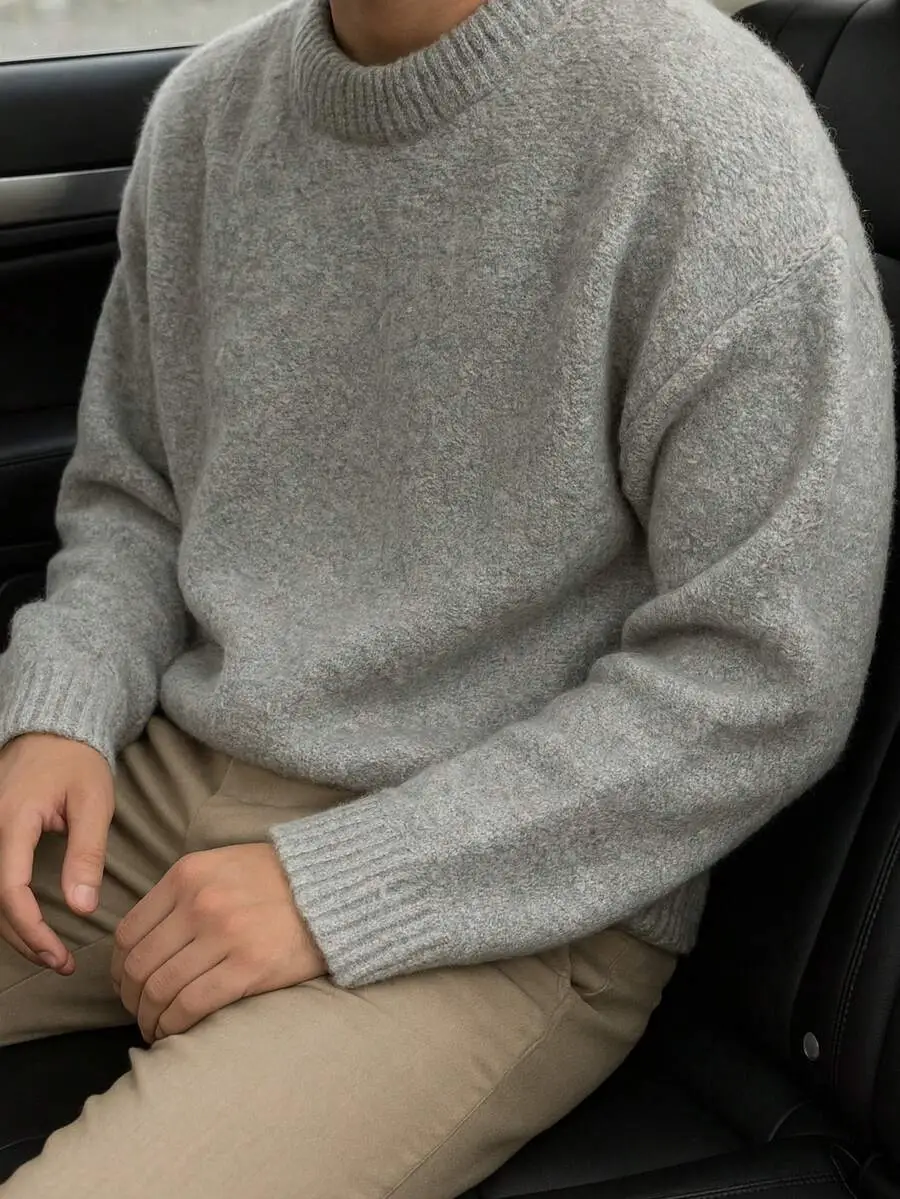 オーバーサイズ リラックス ルーズフィット ニットセーター