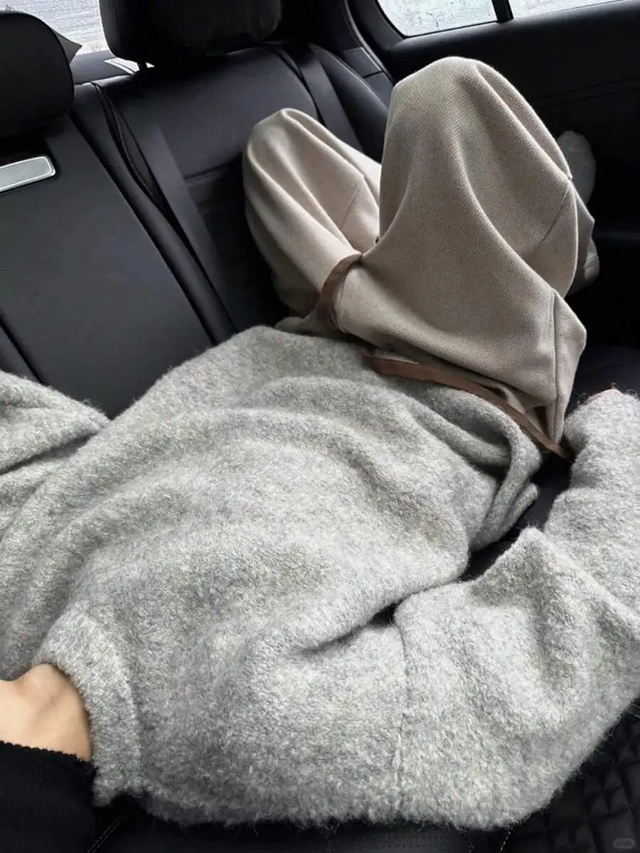 オーバーサイズ リラックス ルーズフィット ニットセーター