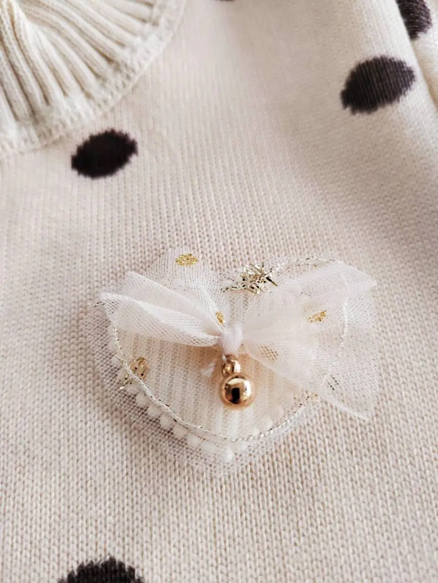 【90-150cm】女の子 長袖 カジュアル セーター  カーディガン