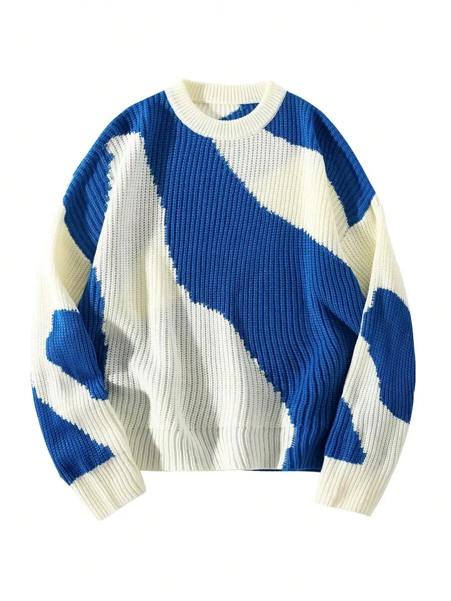 クルーネック プルオーバー ニットウェア セーター