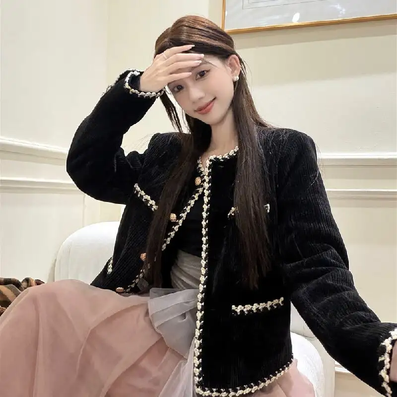 アウター ジャケット シングルブレスト 大人カジュアル ブラック