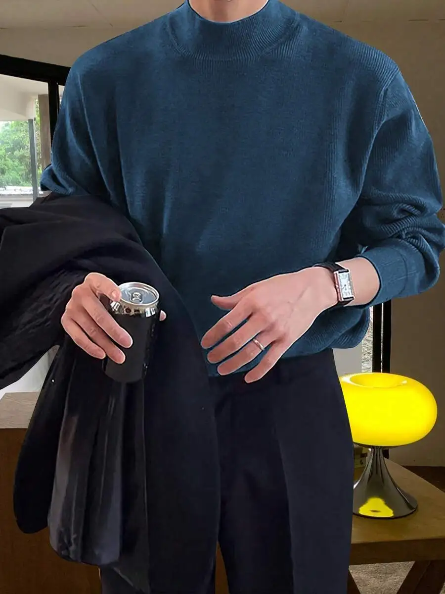 カジュアル 無地 ルーズ シンプル セーター