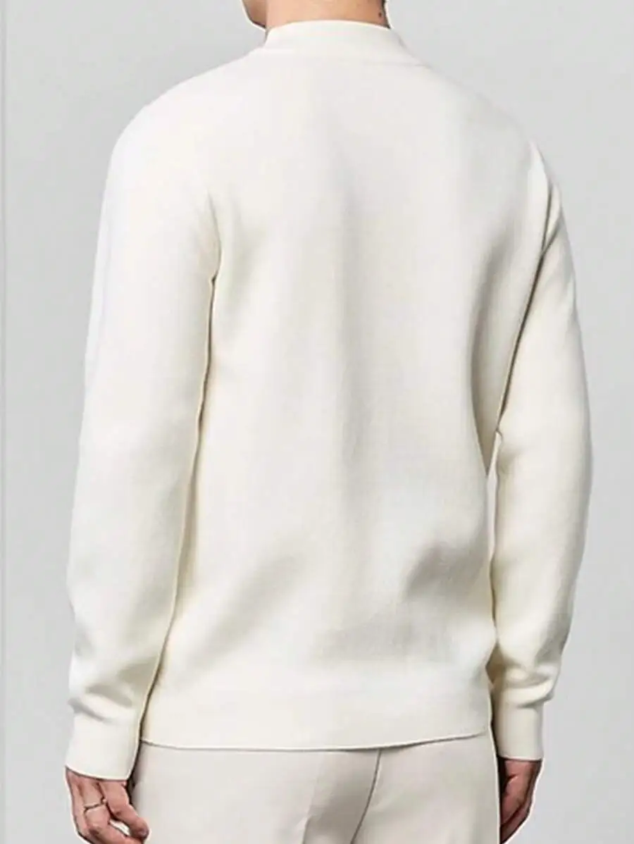 カジュアル 無地 タートルネック セーター 長袖 トップス