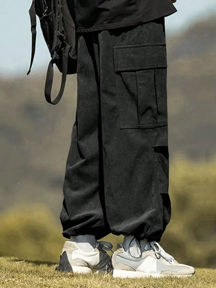 ルーズフィット コーデュロイ カーゴパンツ