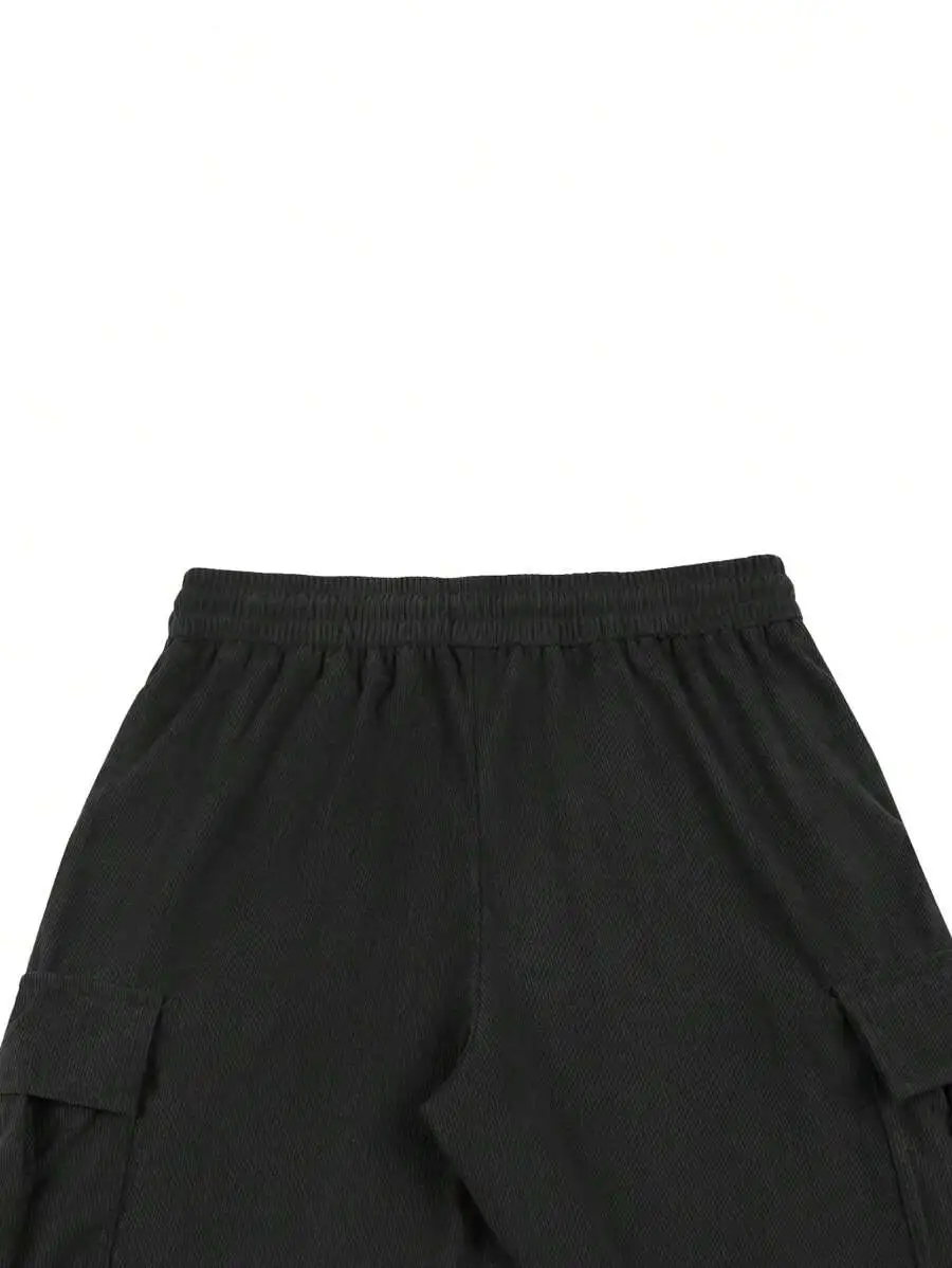 ルーズフィット コーデュロイ カーゴパンツ