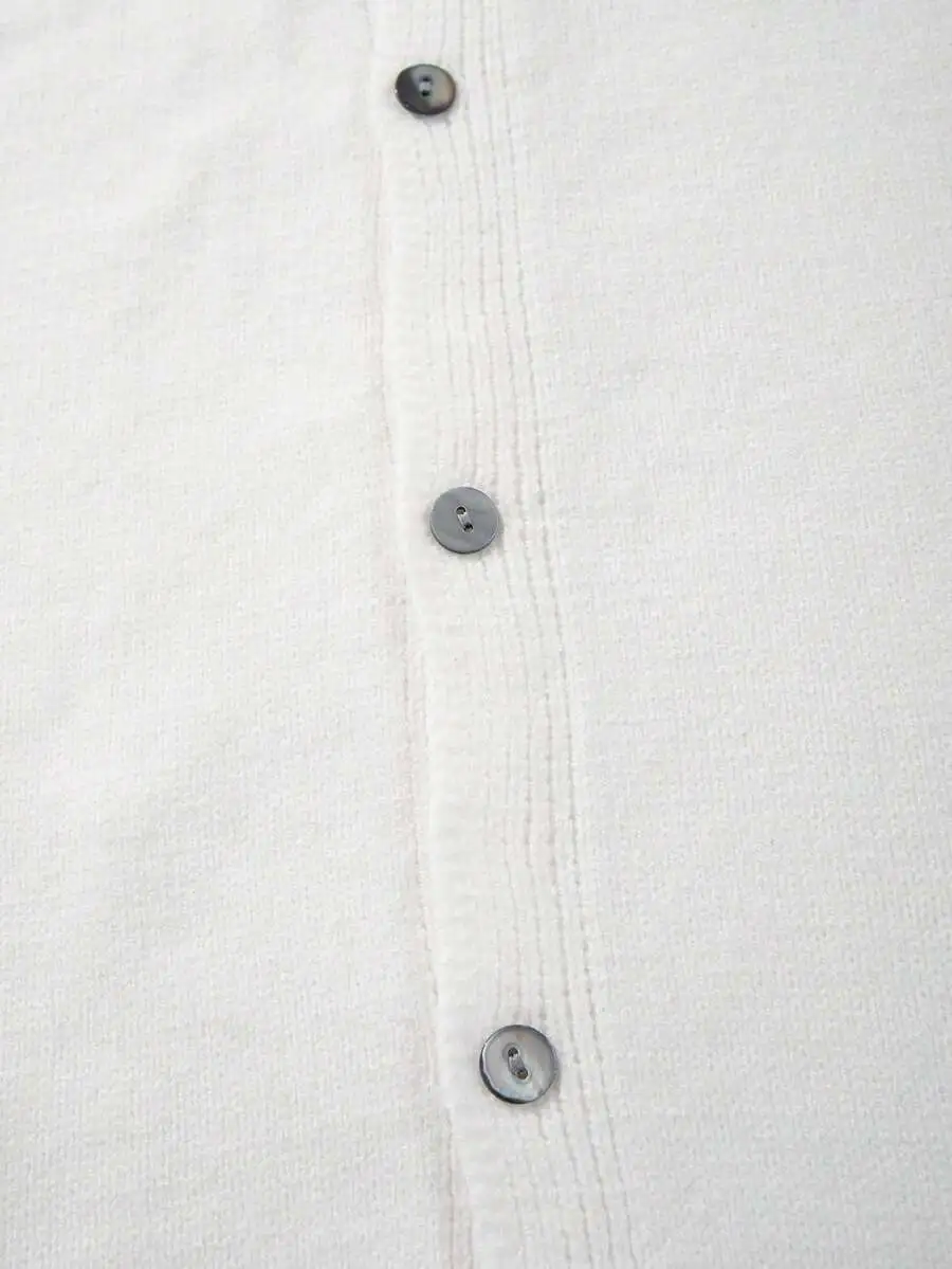 カジュアル ルーズ 無地 高品質 通勤 ラウンドネック カーディガン ニット セーター