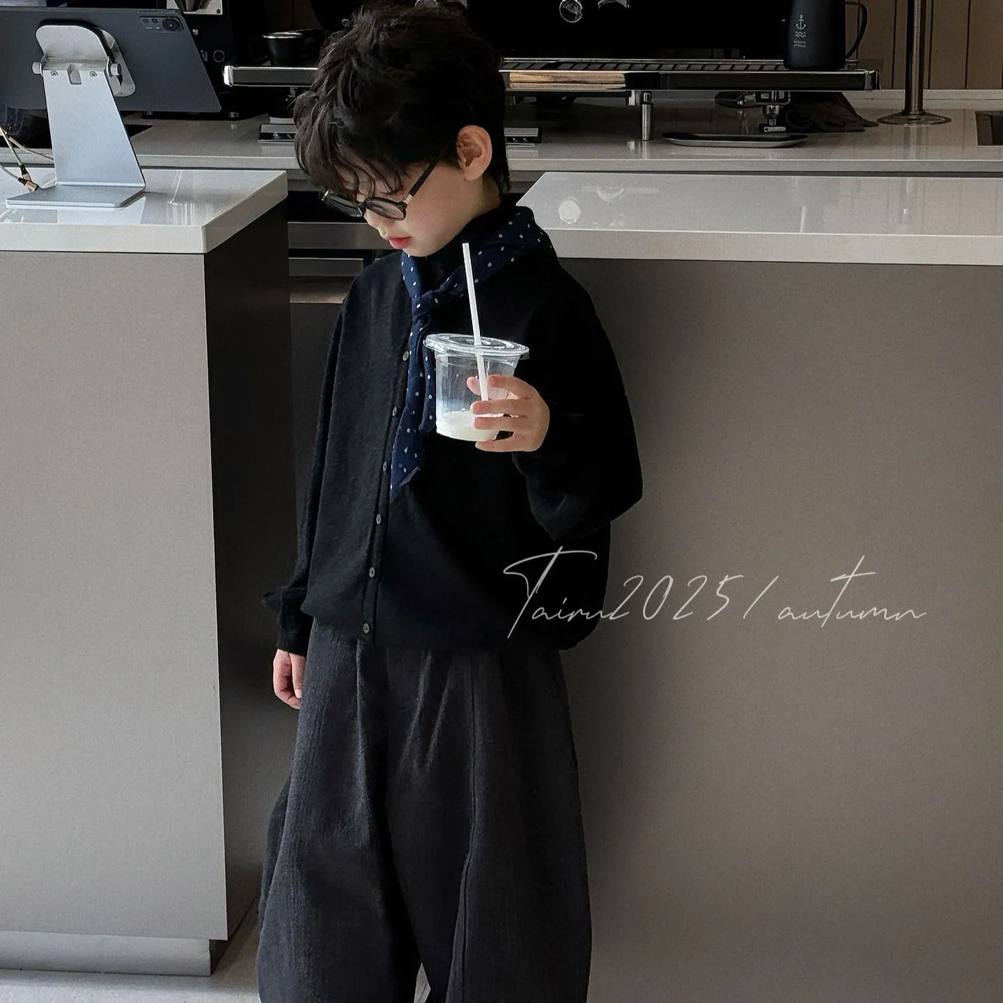 【90-160cm】着回し力抜群 カジュアル シンプル ニット トップス