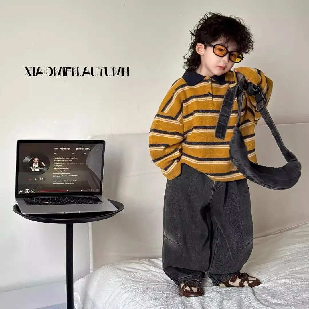 【90-150cm】人気上昇中 カジュアル トレンド POLOシャツ/ボトムス