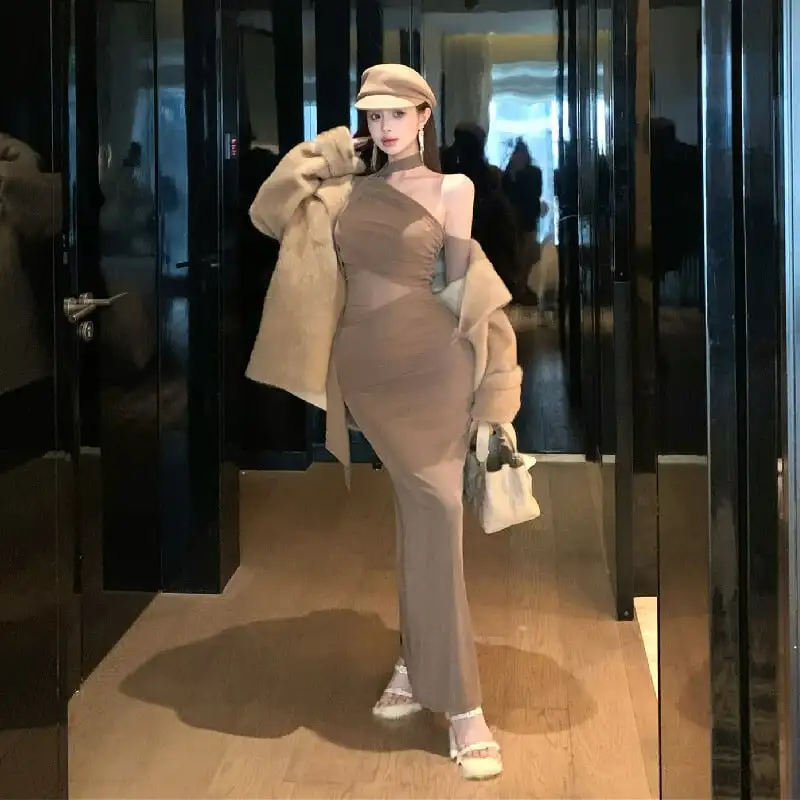 アウター ラペルカーカーディガン 気質溢れる ベルト付き