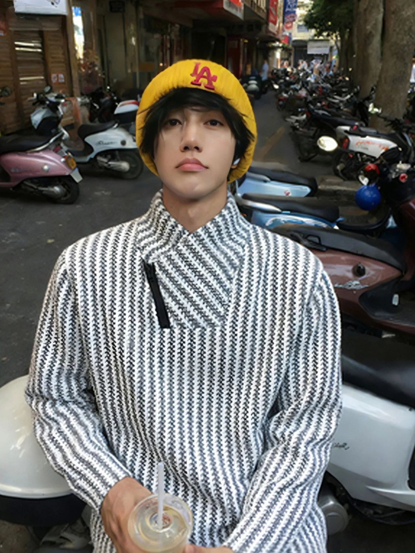 大人気 スタンドネック ルーズ 着心地良い トップス