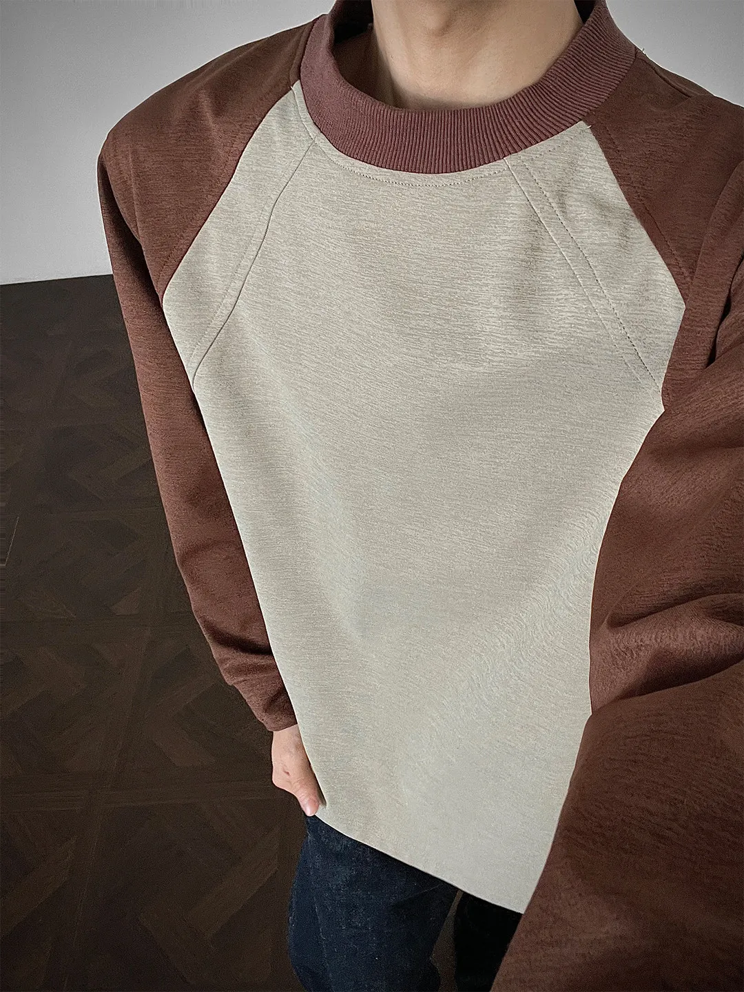 トレンド カジュアル 合わせやすい 長袖 Tシャツ