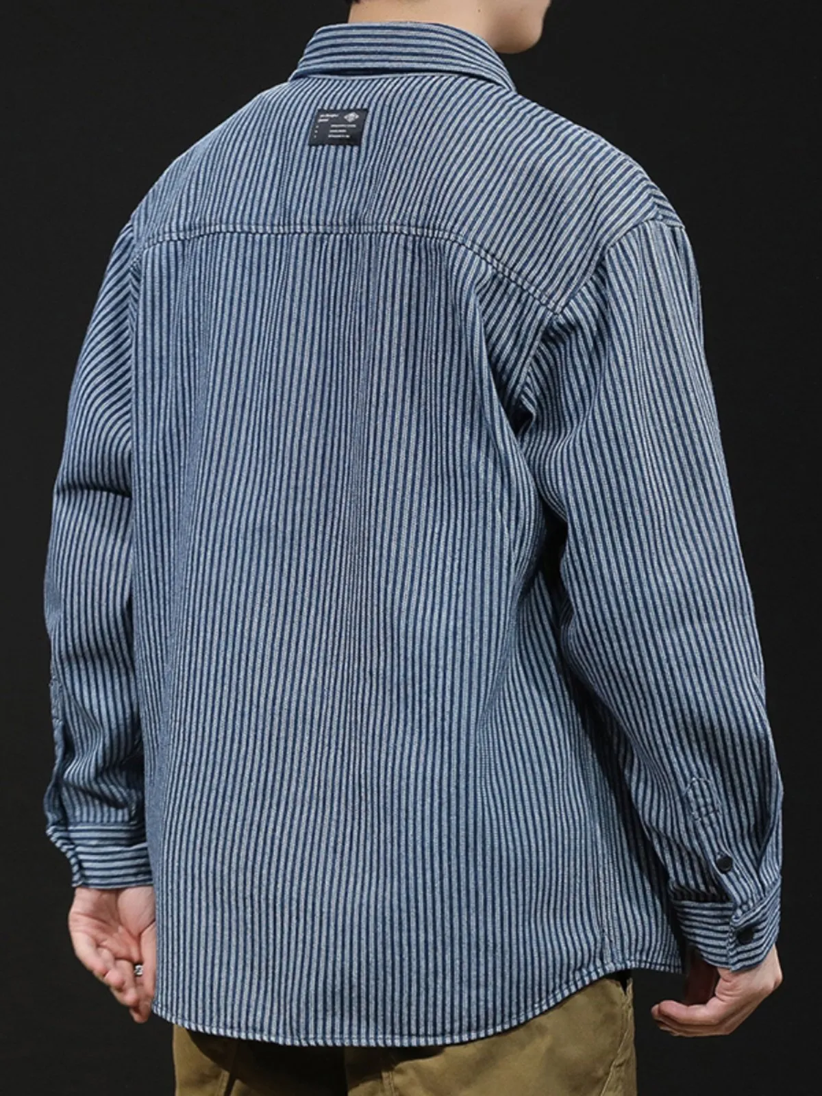 着回し力抜群 ストラップ カジュアル 合わせやすい デニムシャツ