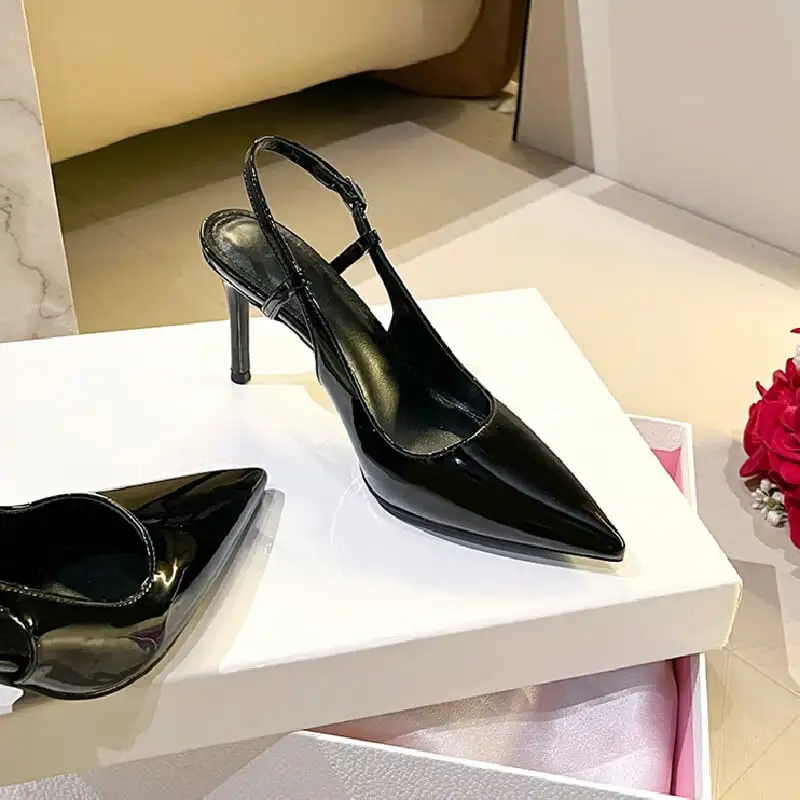 シューズ パンプス 無地 ヌードピンク ブラック 8CM/10CM