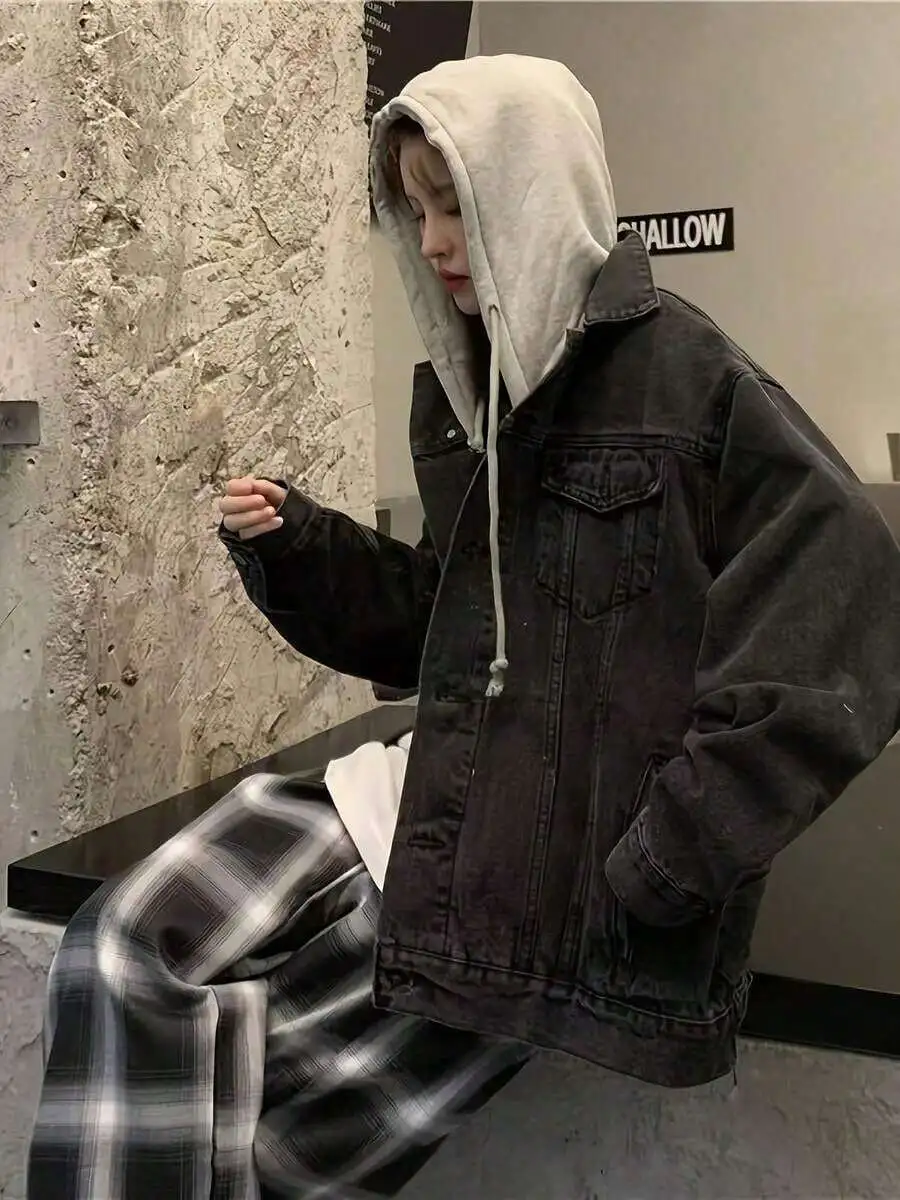 ダメージ デニムジャケット 長袖 アウター トップス