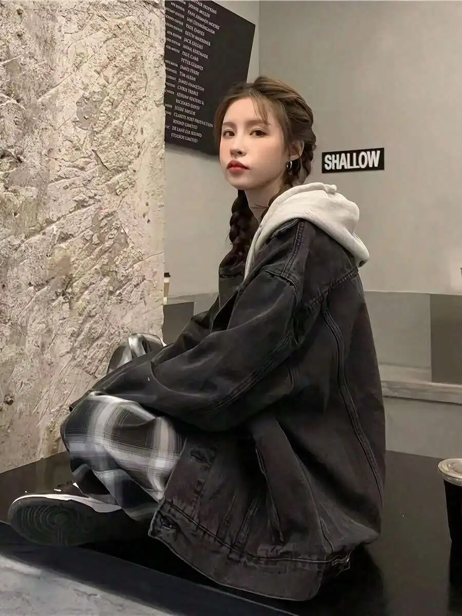 ダメージ デニムジャケット 長袖 アウター トップス