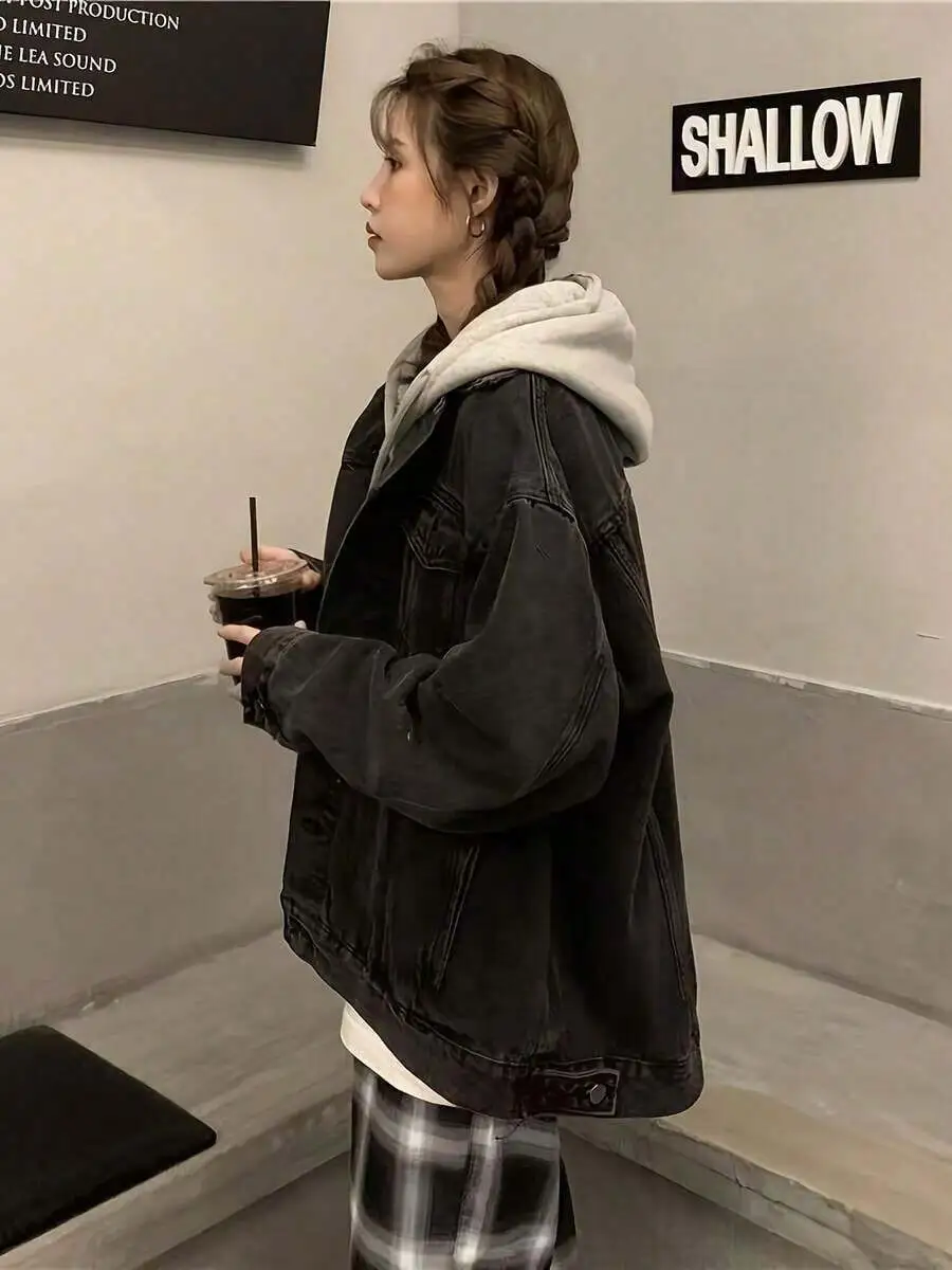 ダメージ デニムジャケット 長袖 アウター トップス