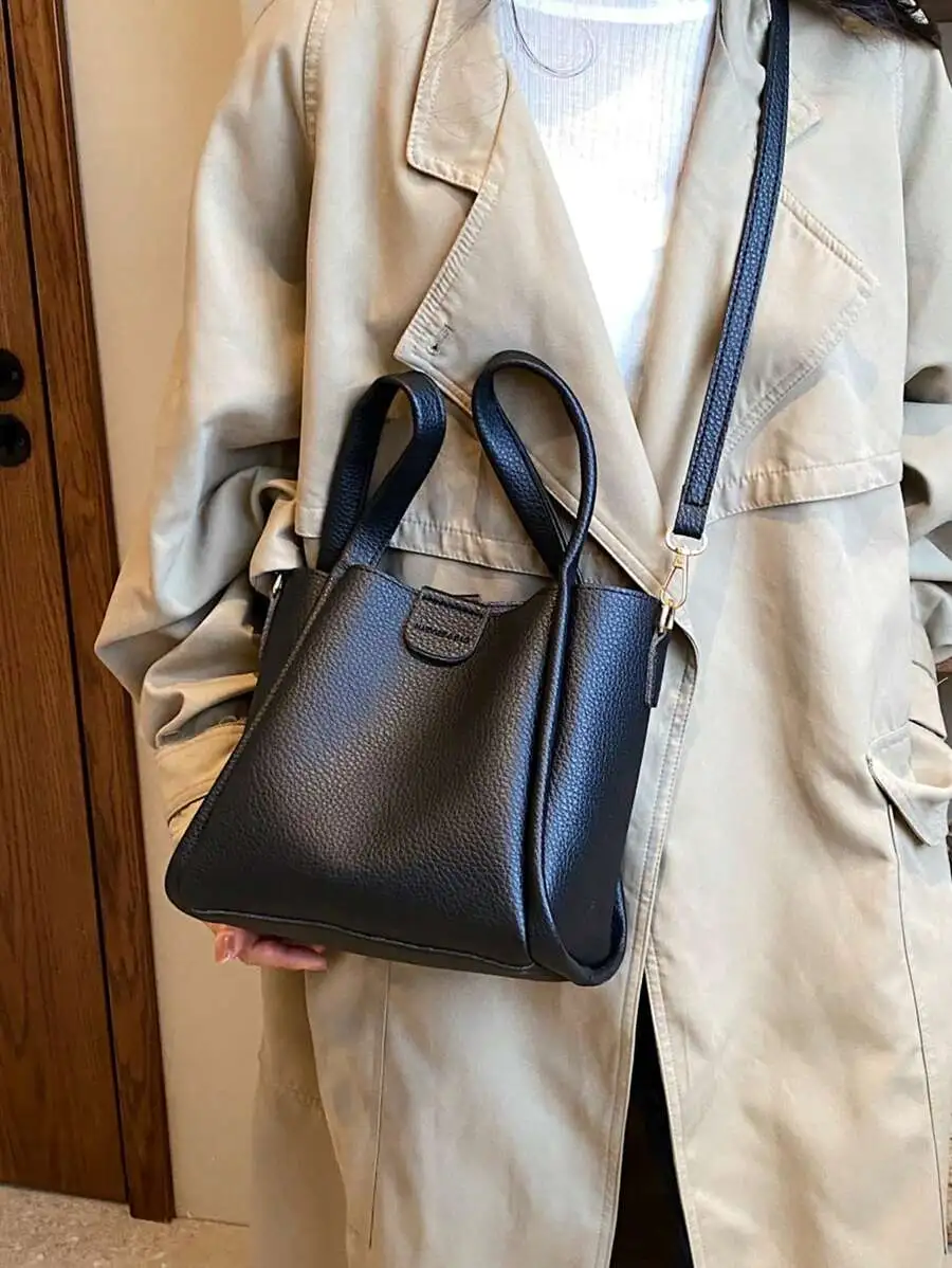 ショルダーバッグ シンプル 使いやすい 合わせやすい トレンド バッグ